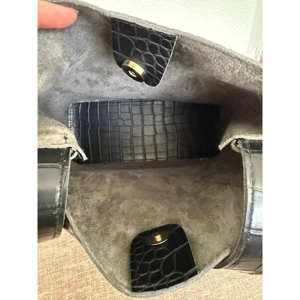 Nasty gal Croc Leather Bag - Picture 4 of 5
